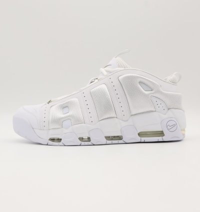 Nike Air More Uptempo Low Triple White