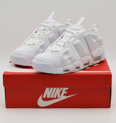 Nike Air More Uptempo Low Triple White