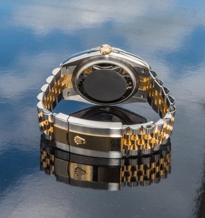 Rolex Datejust 36 Wimbledon Two Tone Yellow Gold Jubilee