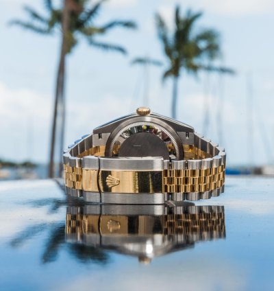 Rolex Datejust 36 Wimbledon Two Tone Yellow Gold Jubilee