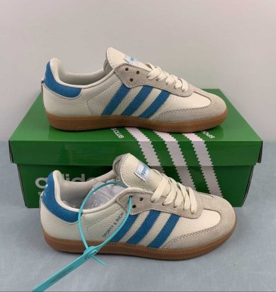 Adidas Sporty Rich Samba Og Cream Blue