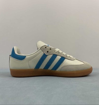 Adidas Sporty Rich Samba Og Cream Blue