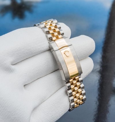 Rolex Datejust 36 Wimbledon Two Tone Yellow Gold Jubilee