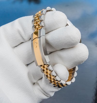 Rolex Datejust 36 Wimbledon Two Tone Yellow Gold Jubilee