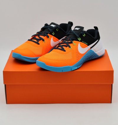 Nike Metcon 1 Og Total Orange Blue Lagoon Black White