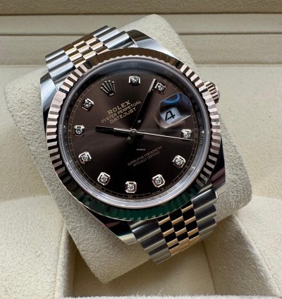 Rolex Datejust 41 126331 Choco Diamonds 2025 New