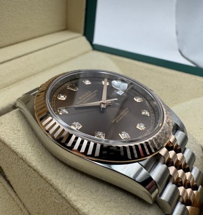 Rolex Datejust 41 126331 Choco Diamonds 2025 New
