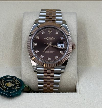 Rolex Datejust 41 126331 Chocolate Diamond Jubilee