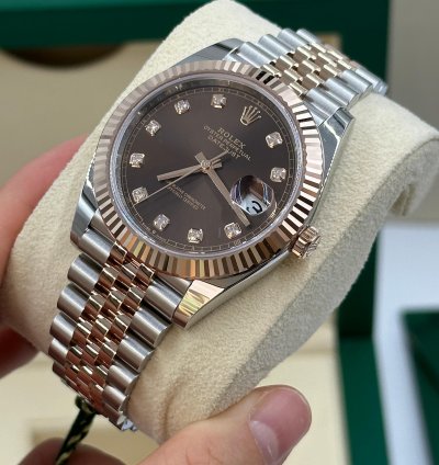 Rolex Datejust 41 126331 Chocolate Diamond Jubilee