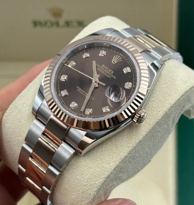 Rolex Datejust 41 126331 Chocolate Diamond Oyster