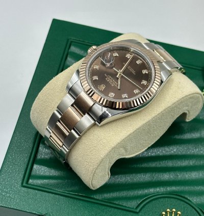 Rolex Datejust 41 126331 Chocolate Diamond Oyster