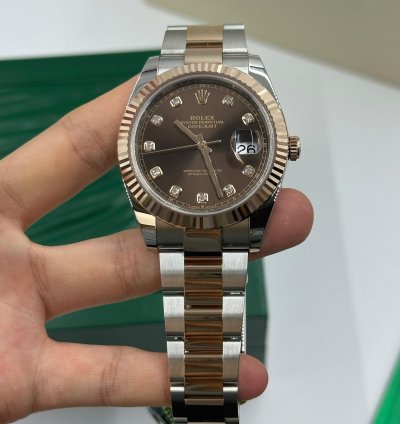 Rolex Datejust 41 126331 Chocolate Diamond Oyster