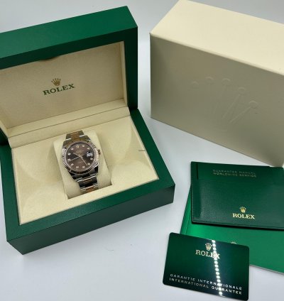 Rolex Datejust 41 126331 Chocolate Diamond Oyster