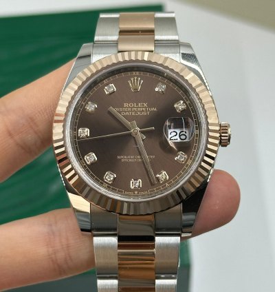 Rolex Datejust 41 126331g Chocolate Dial Oyster