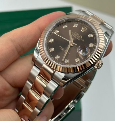 Rolex Datejust 41 126331g Chocolate Dial Oyster