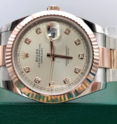 Rolex Datejust 41 126331g Sundust Dial Oyster