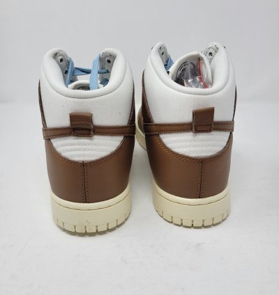 Nike Dunk Hi Retro Prm Pecan Sail Worn Blue Off Noir Dq8800-200 New Ships Asap