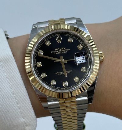 Rolex Datejust 41 126333g Black Jubilee