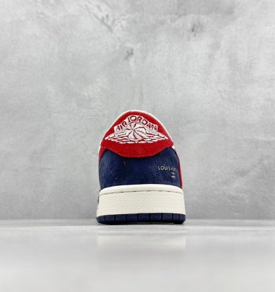 280 Travis Scott X Nike Air Jordan 1 Low X Louis Vuitton Three-party Joint Yq208