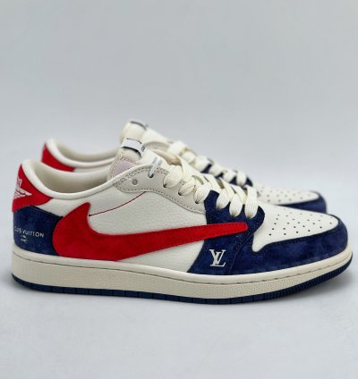 280 Travis Scott X Nike Air Jordan 1 Low X Louis Vuitton Three-party Joint Yq20821