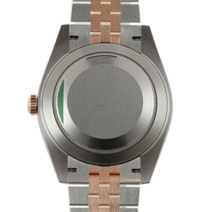 Rolex Datejust 41 41mm Steel Everose Gold Chocolate Diamond Dial Jubilee Bracelet