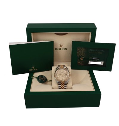 Rolex Datejust 41 41mmfluted Motif Ref 126333 Ss Yg Jubilee Full Set 2023 Watch