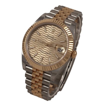 Rolex Datejust 41 41mmfluted Motif Ref 126333 Ss Yg Jubilee Full Set 2023 Watch