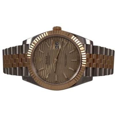 Rolex Datejust 41 41mmfluted Motif Ref 126333 Ss Yg Jubilee Full Set 2023 Watch