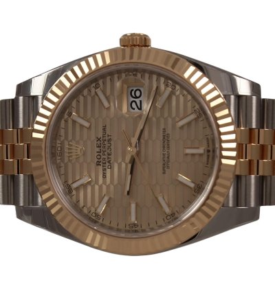 Rolex Datejust 41 41mmfluted Motif Ref 126333 Ss Yg Jubilee Full Set 2023 Watch