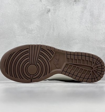 200 St Nike Dunk Low Gs Brown Plaid White And Brown Stitching Fv3653-191