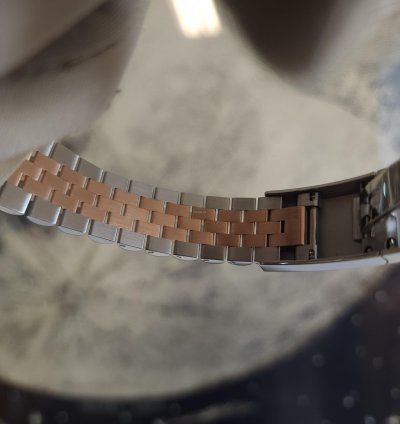 Rolex Datejust 41 Chocloate Set With Diamonds 41mm Oystersteel And Everose Gold