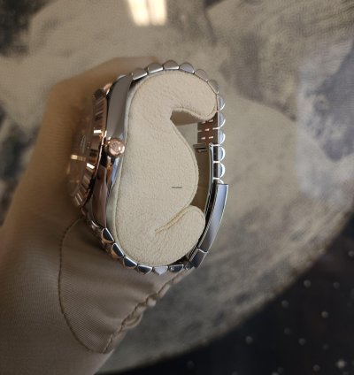 Rolex Datejust 41 Chocloate Set With Diamonds 41mm Oystersteel And Everose Gold