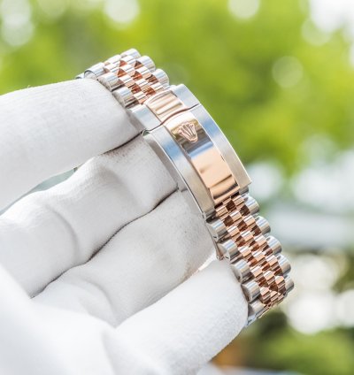 Rolex Datejust 41 Chocolate Dial Everose Steel Jubilee