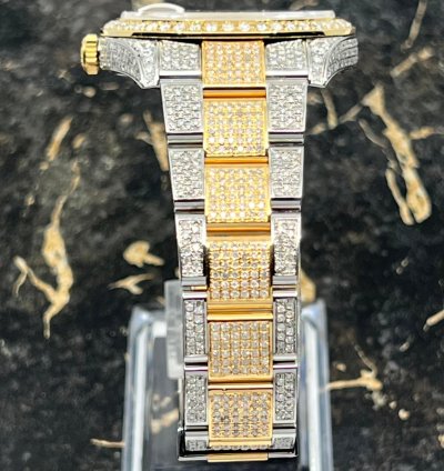 Rolex Datejust 41 New - Champagne Dial - Iced Out - Diamonds