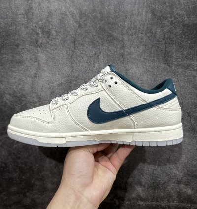280 Nike Sb Dunk Low X Louis Vuitton White Navy Blue Starry123