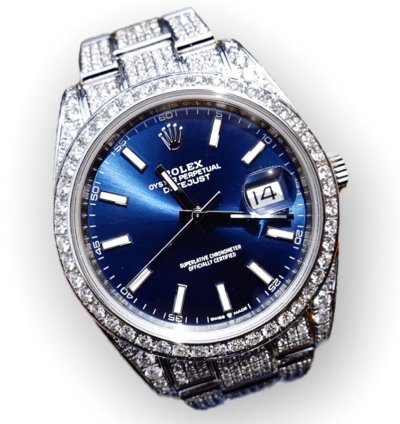 Rolex Datejust 41 Oyster 41mm Unworn Full Set 2023 Blue Dial Top Quality