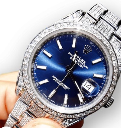 Rolex Datejust 41 Oyster 41mm Unworn Full Set 2023 Blue Dial Top Quality