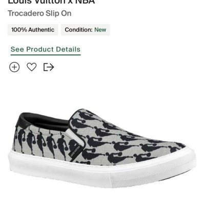 Louis Vuitton Nba Trocadero Slip On