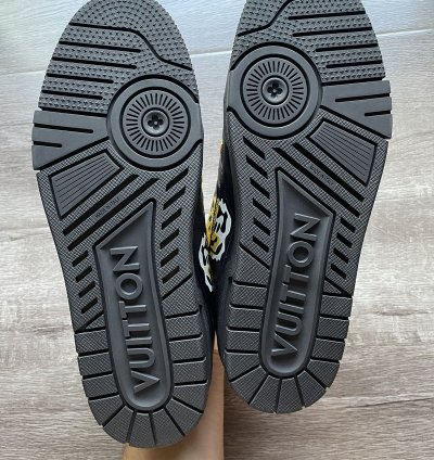 Louis Vuitton Nigo Black Tiger Trainer Sneaker