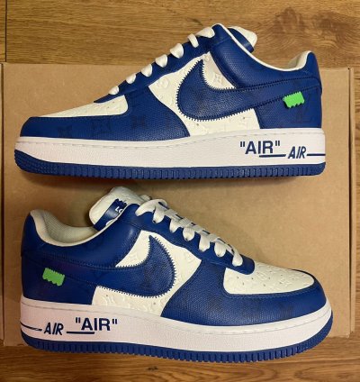 Louis Vuitton Nike Air Force 1 Low Royal Blue