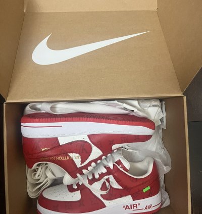 Louis Vuitton Nike Red