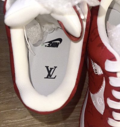 Louis Vuitton Nike Red