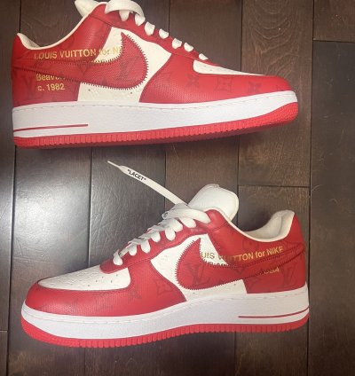 Louis Vuitton Nike Red