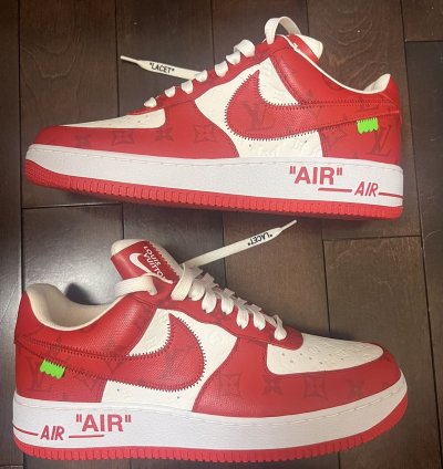 Louis Vuitton Nike Red