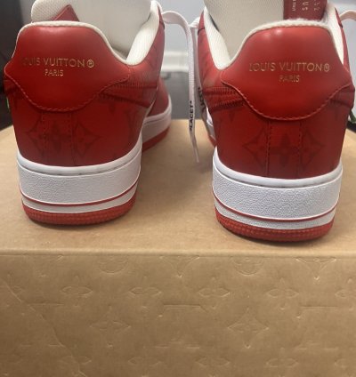 Louis Vuitton Nike Red
