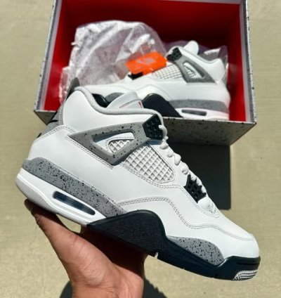 Air Jordan 4 Retro White Cement