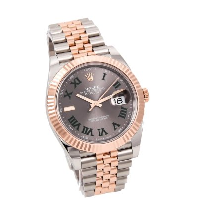 Rolex Datejust 41 Wimbledon Full Set Rose Gold 2023