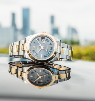 Rolex Datejust 41 Wimbledon Smooth Bezel Oyster
