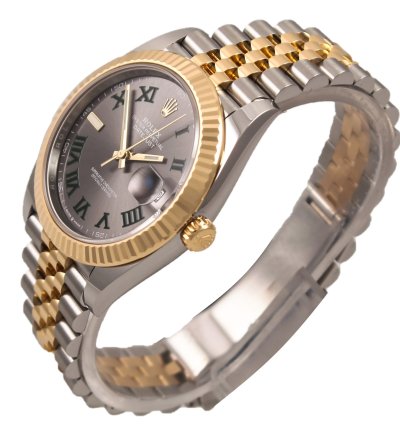 Rolex Datejust 41 Wimbledon Yg Ss Full Set 126333jubilee 2023