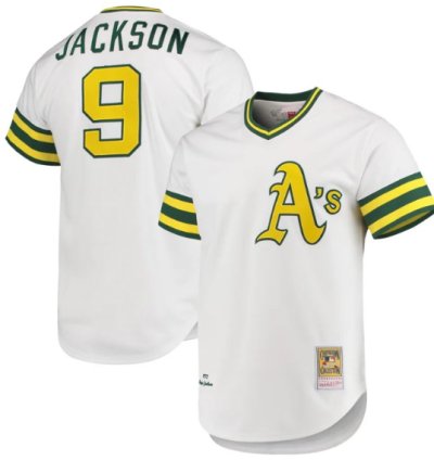 Reggie Jackson Oakland Athletics 1972 Cooperstown White Jersey - All Stitched